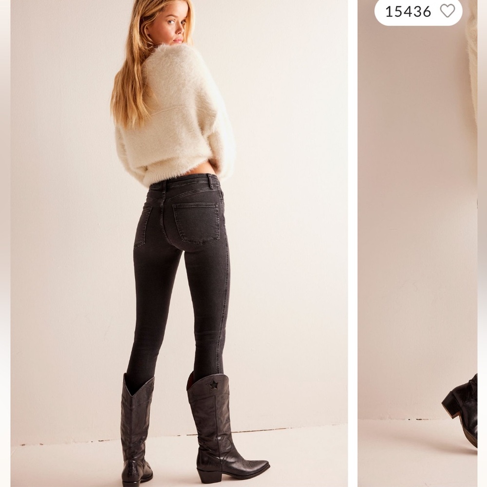 Free People High Rise Jean - Picture 2 of 3